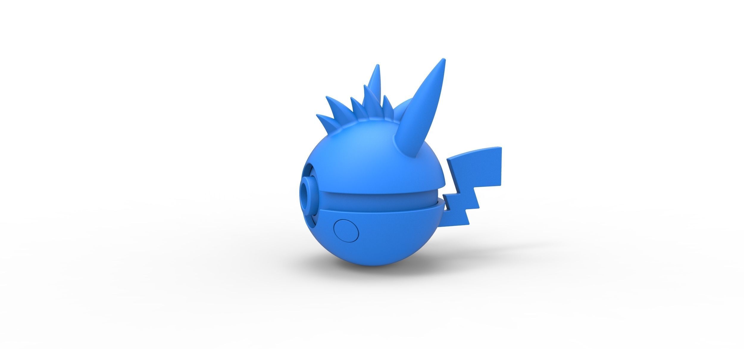 Pikachu Spike orb 3D print model_14