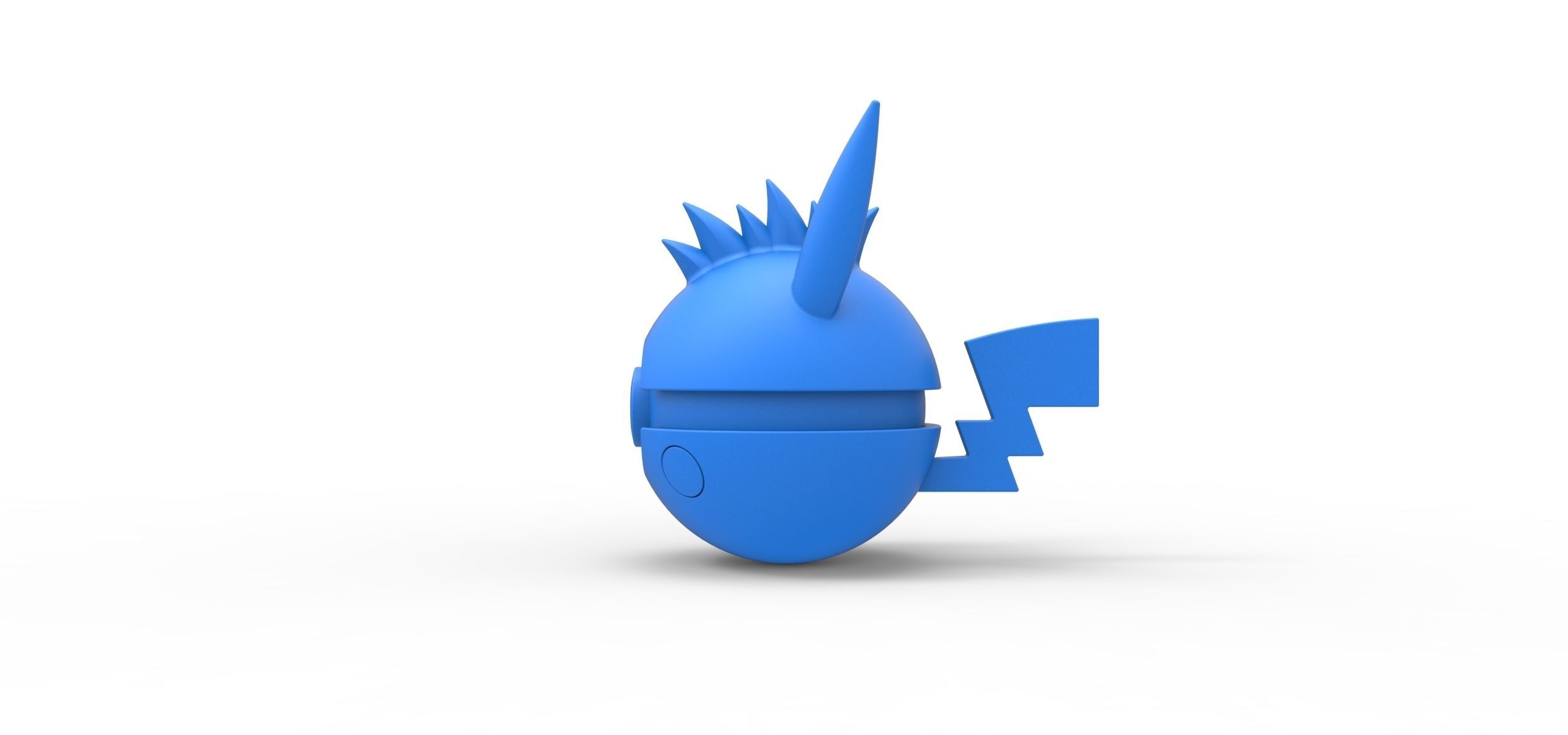 Pikachu Spike orb 3D print model_13