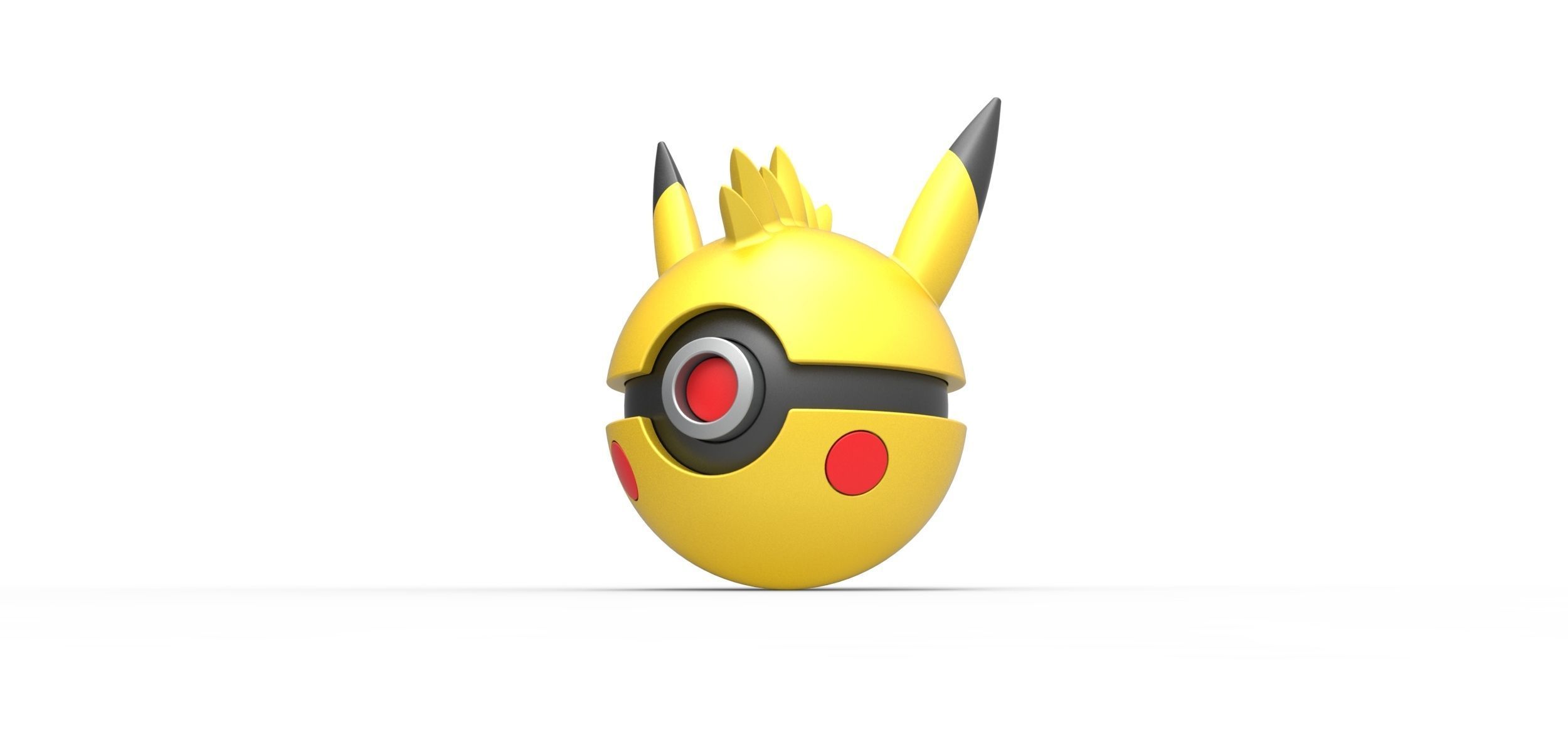 Pikachu Spike orb 3D print model_1