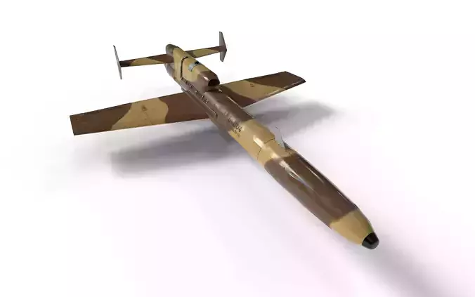 karrar drone lowpoly