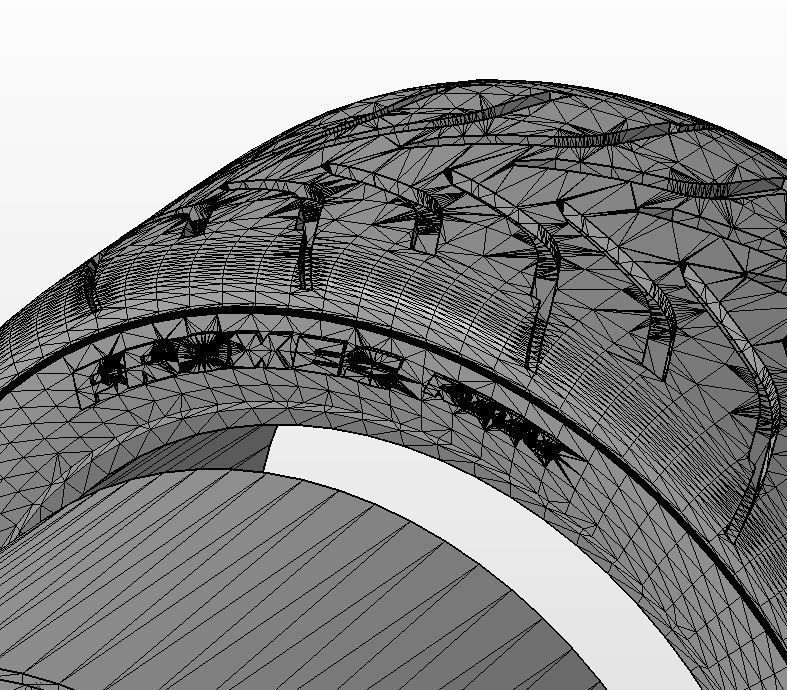 Wheel for scale model Rim TE37 tire with realistic tread pattern 3D print model_12