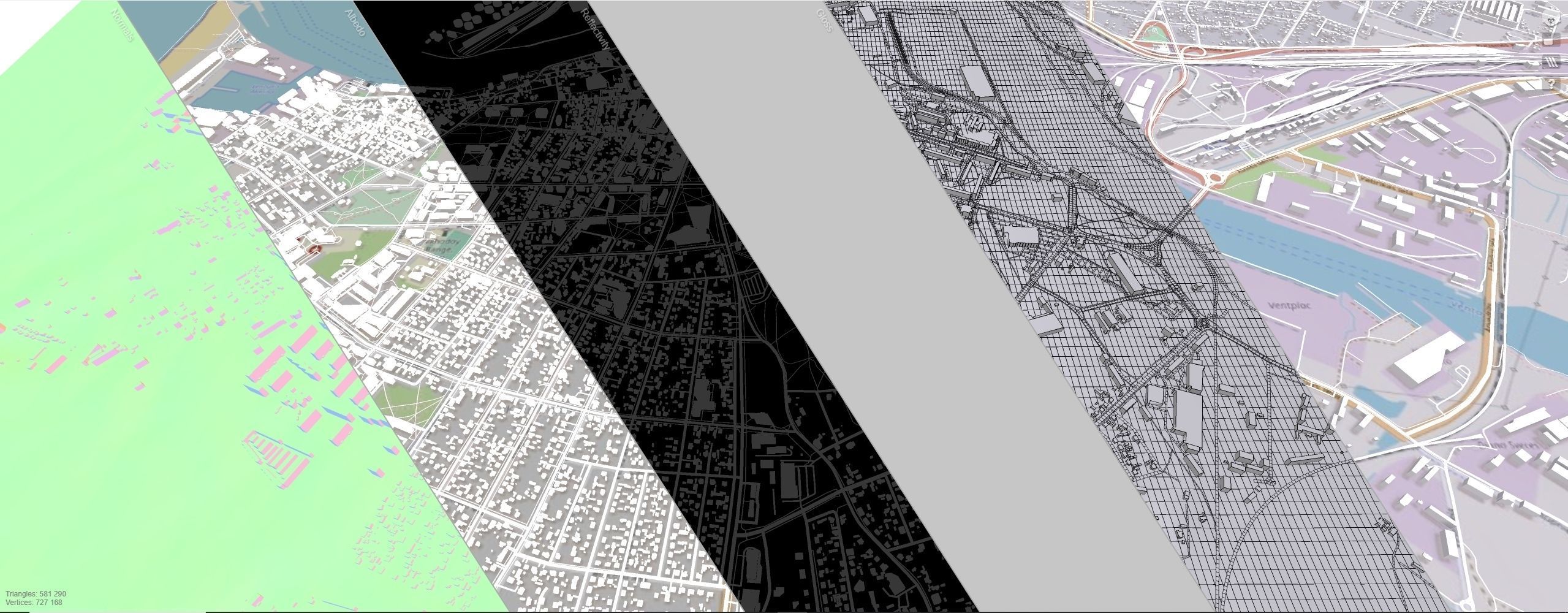 Cityscape Ventspils Latvia 3D model_12