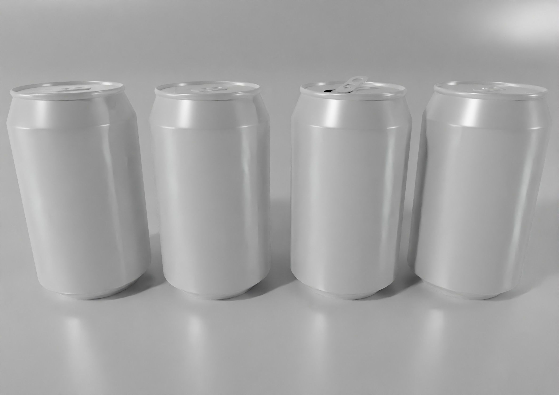 Tin cans pepsi fanta coca cola sprite Low-poly 3D model_2