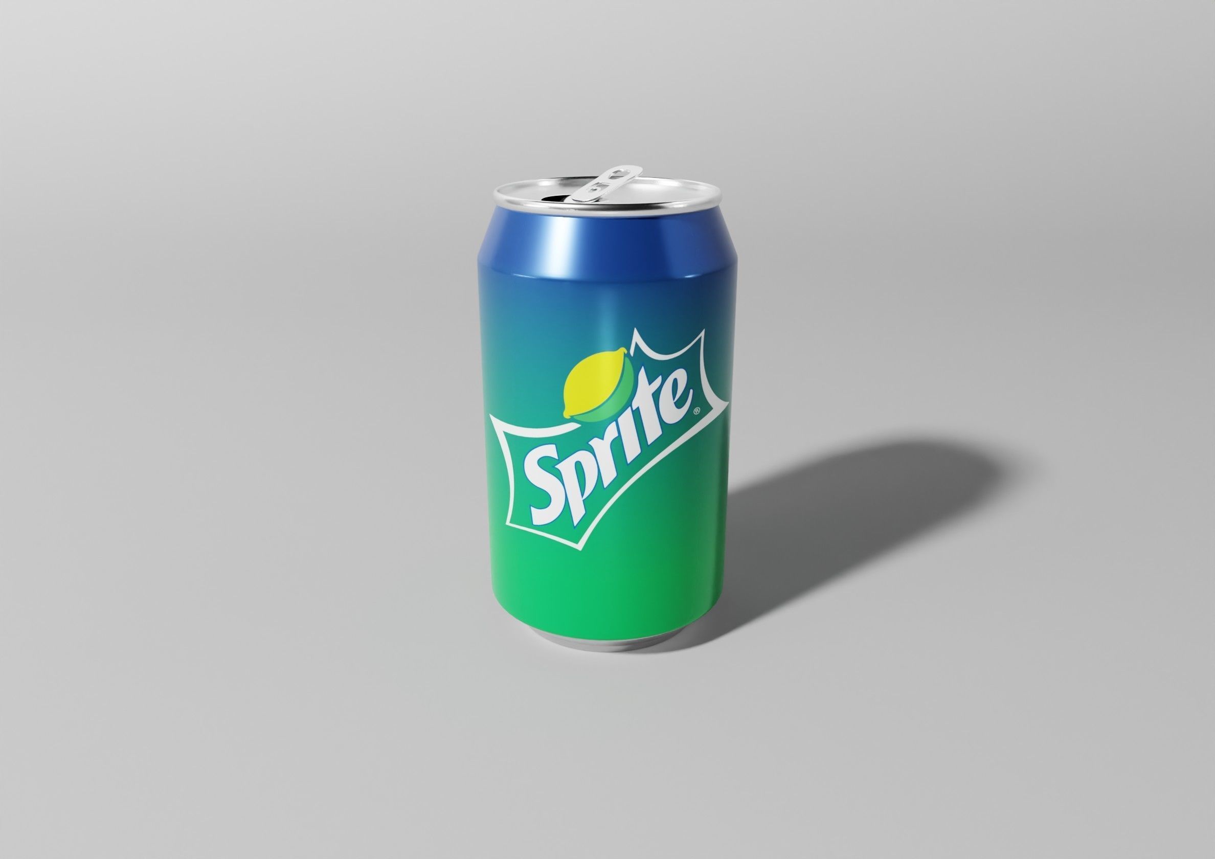 Tin cans pepsi fanta coca cola sprite Low-poly 3D model_10