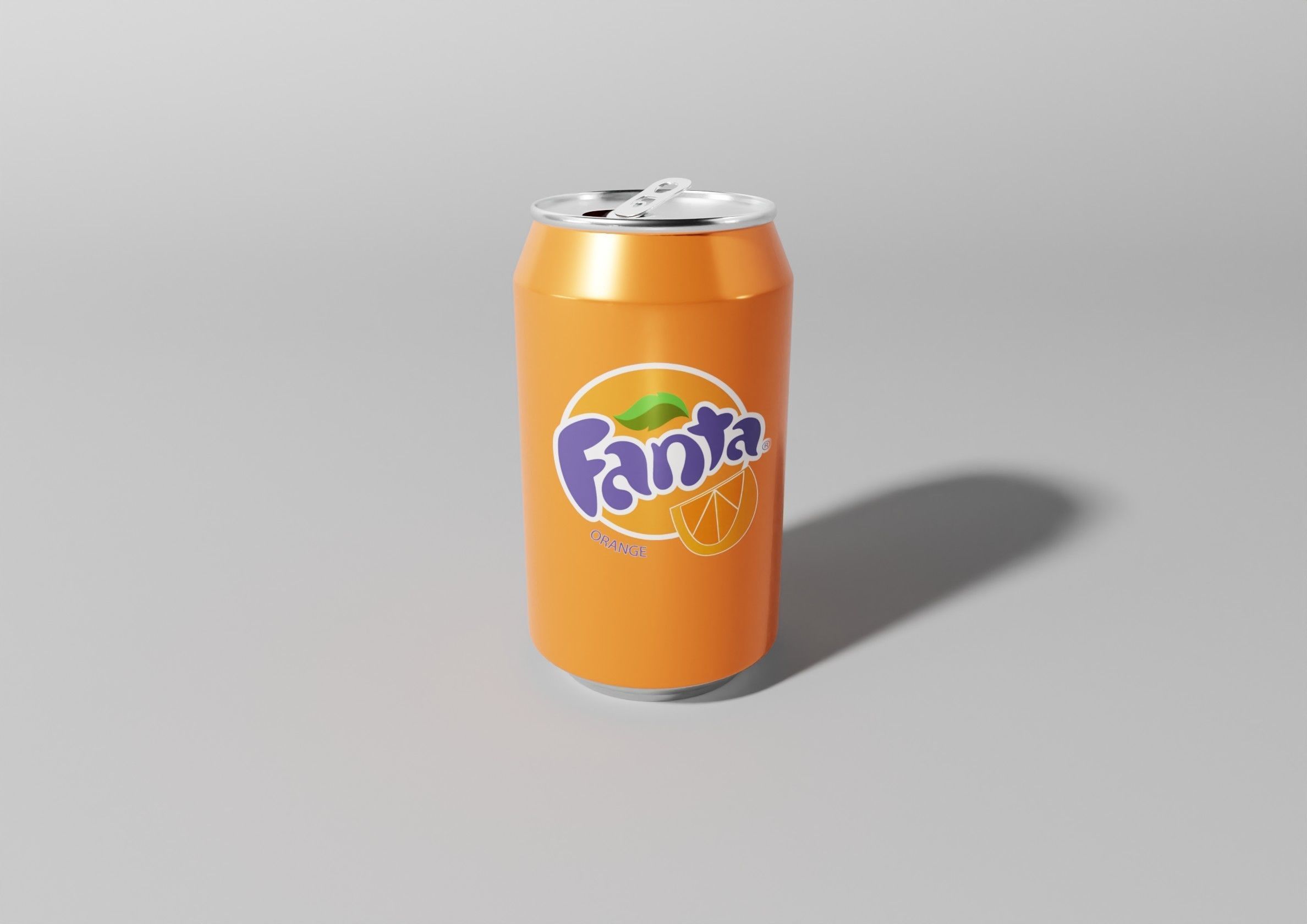 Tin cans pepsi fanta coca cola sprite Low-poly 3D model_8