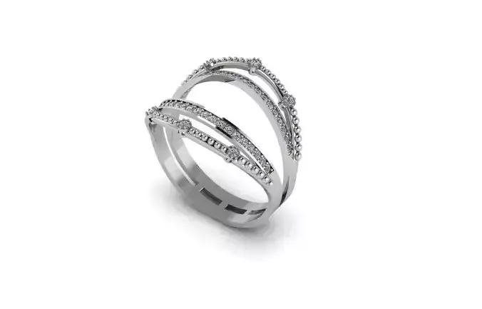  Two piece design ring