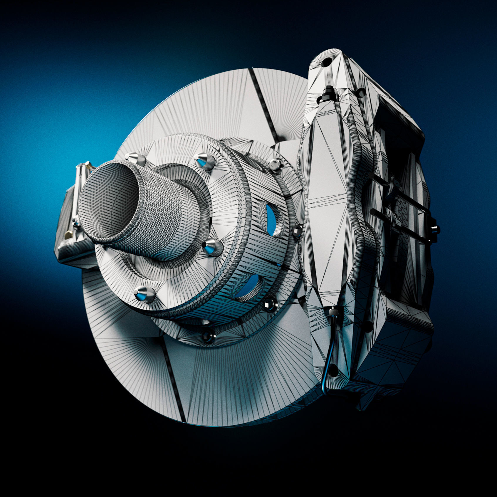 Brembo Racing Brakes - CAD Model  Free 3D model_4