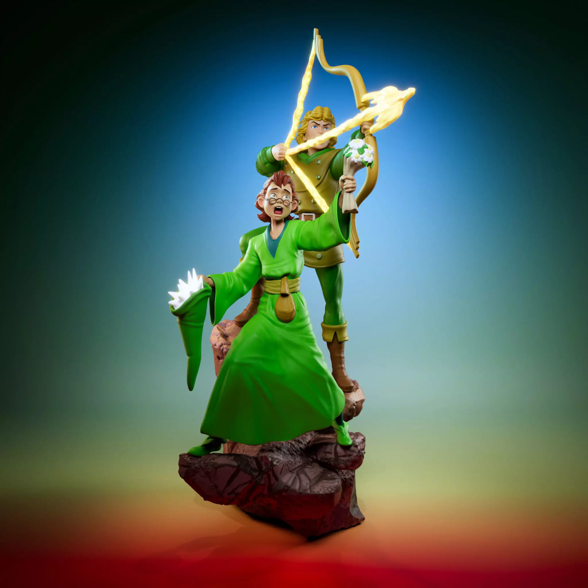 Hank e Presto - Dungeons and Dragons 3D print model