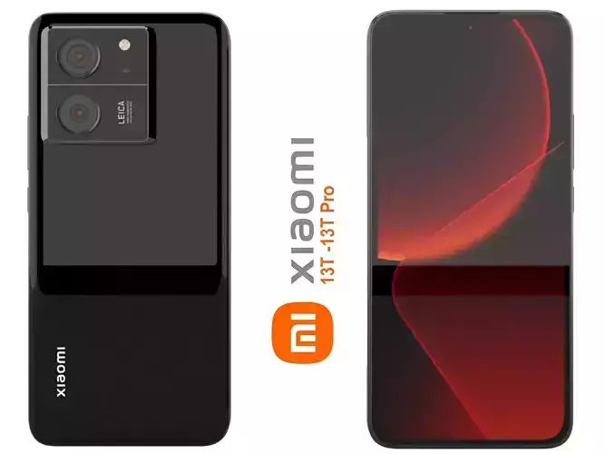 Xiaomi 13T -13T Pro Black 3D model