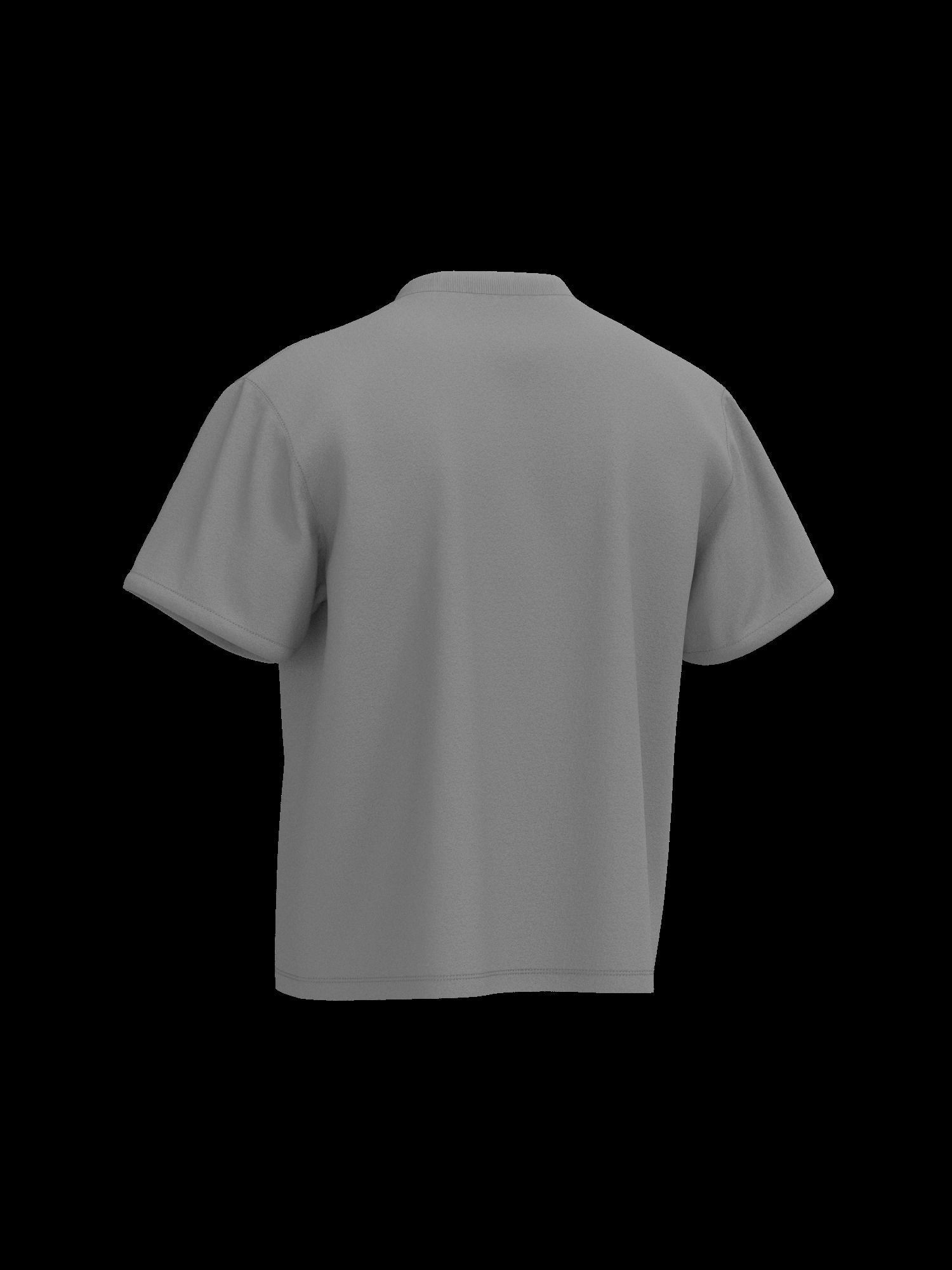 Male tshirt 3D model_15