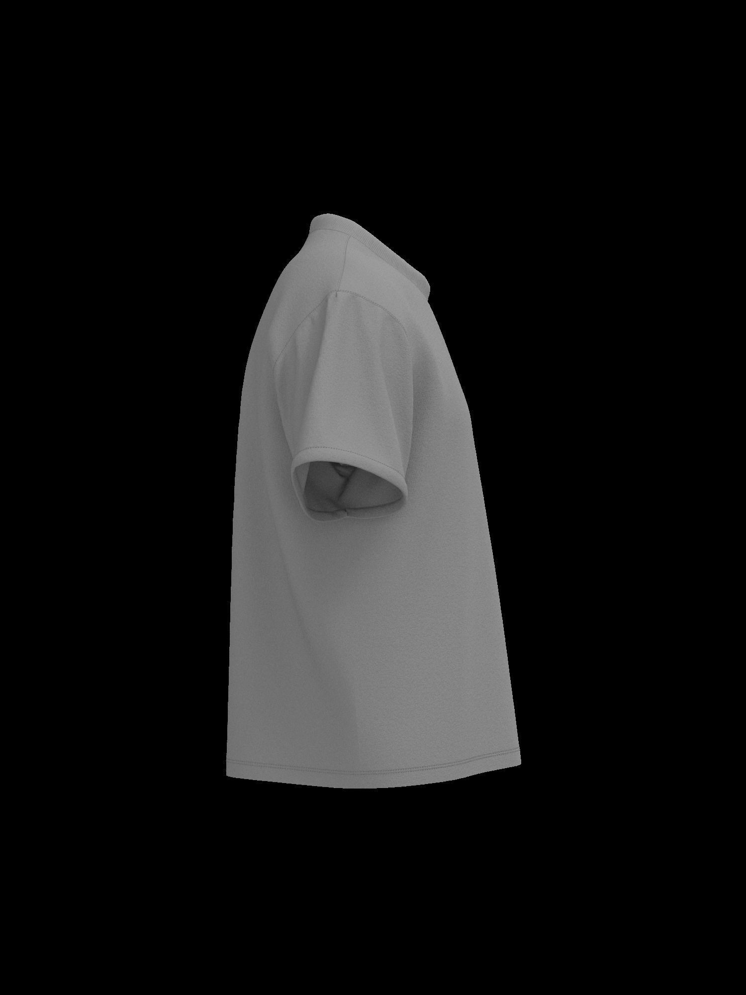 Male tshirt 3D model_10