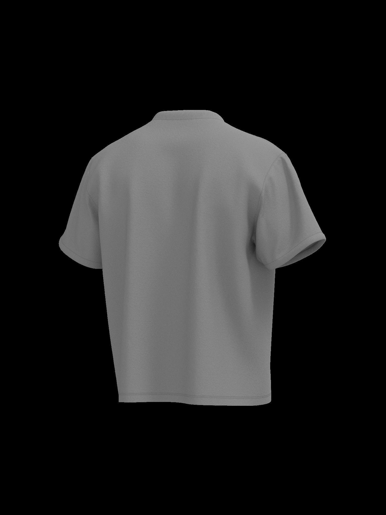 Male tshirt 3D model_13