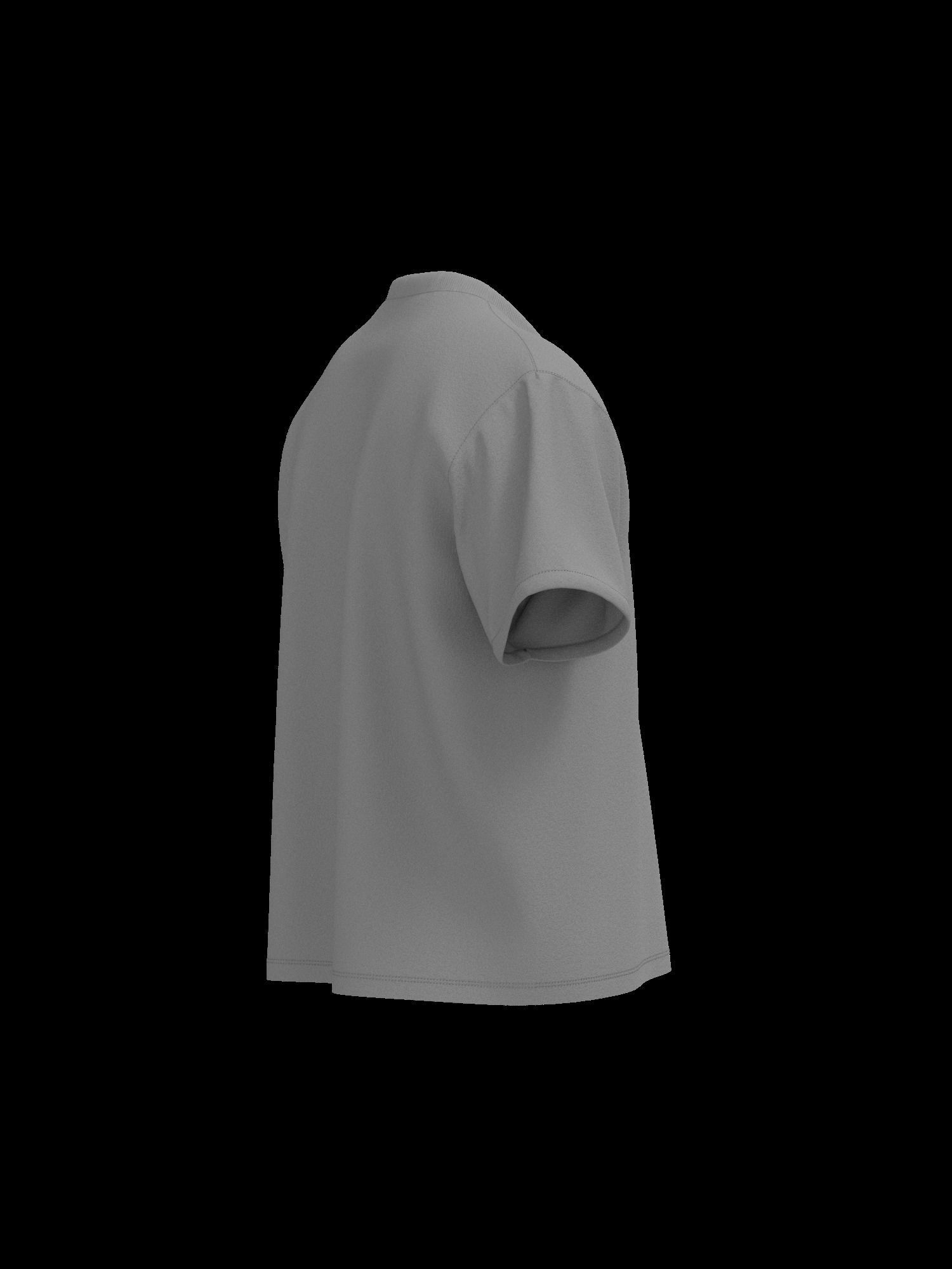 Male tshirt 3D model_11