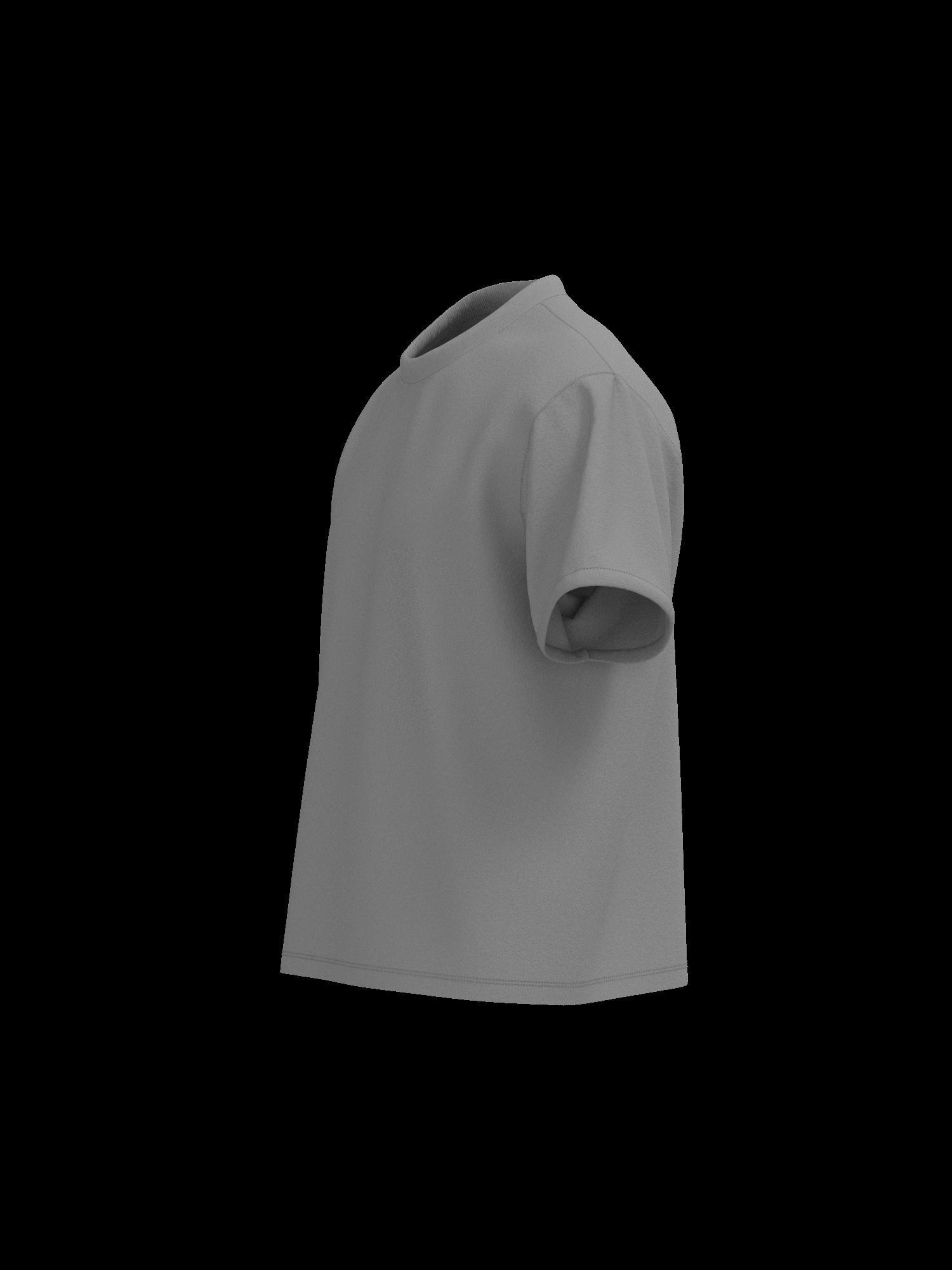 Male tshirt 3D model_5