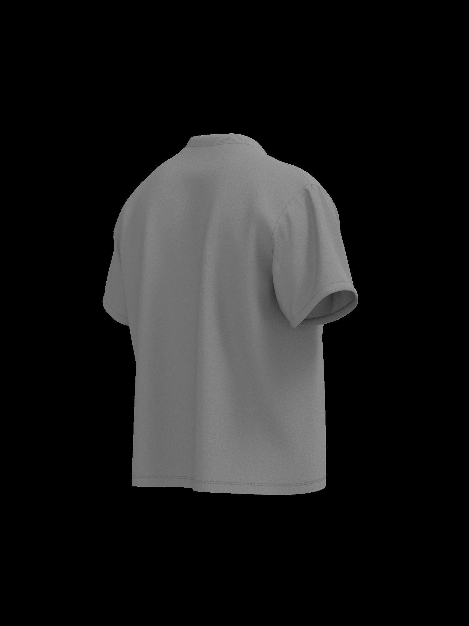 Male tshirt 3D model_12