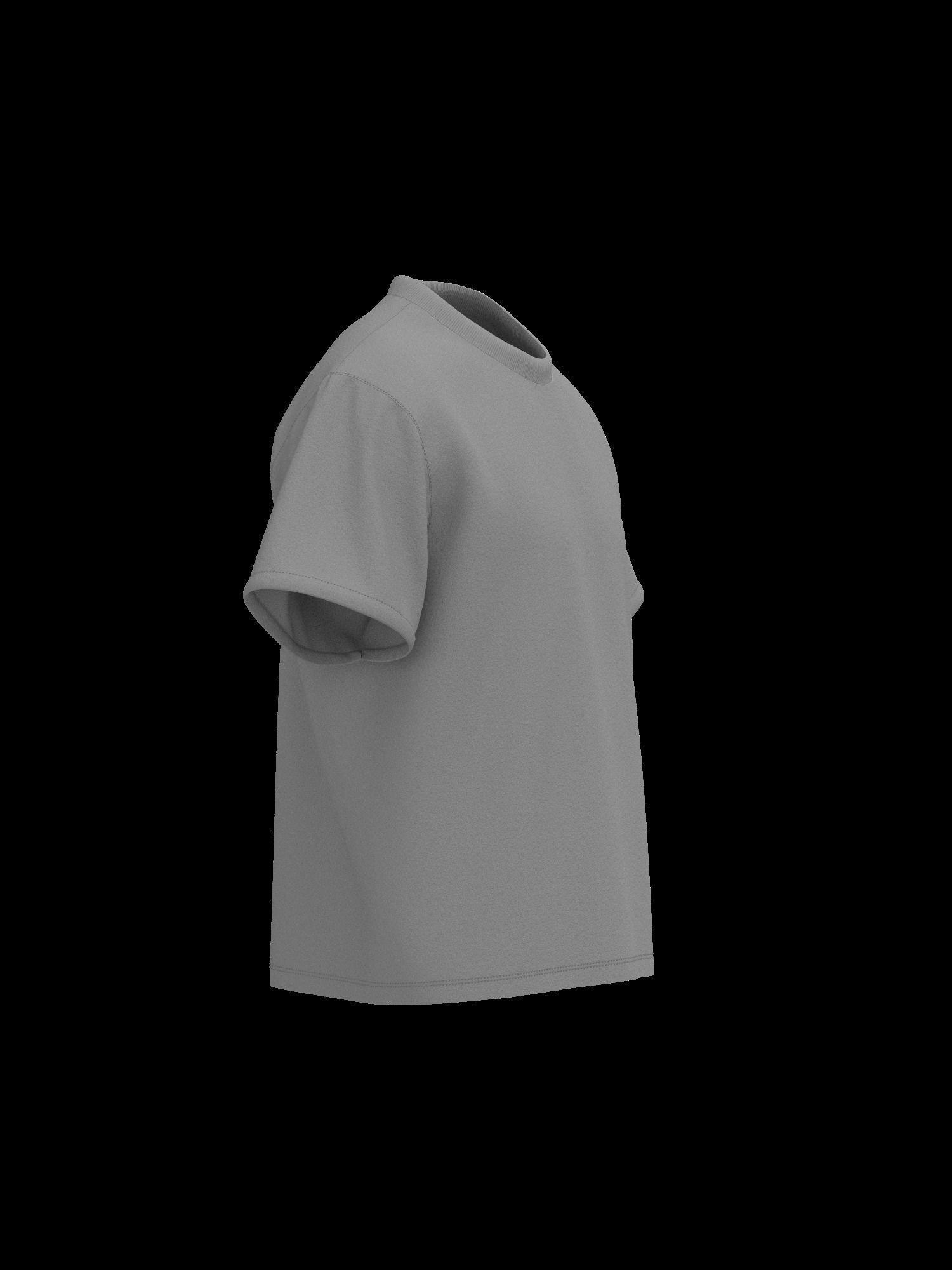 Male tshirt 3D model_9