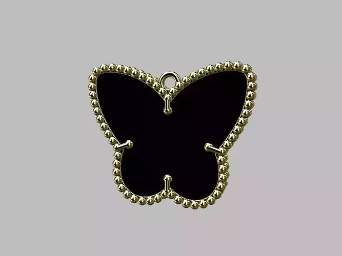Vintage Butterfly Pendant