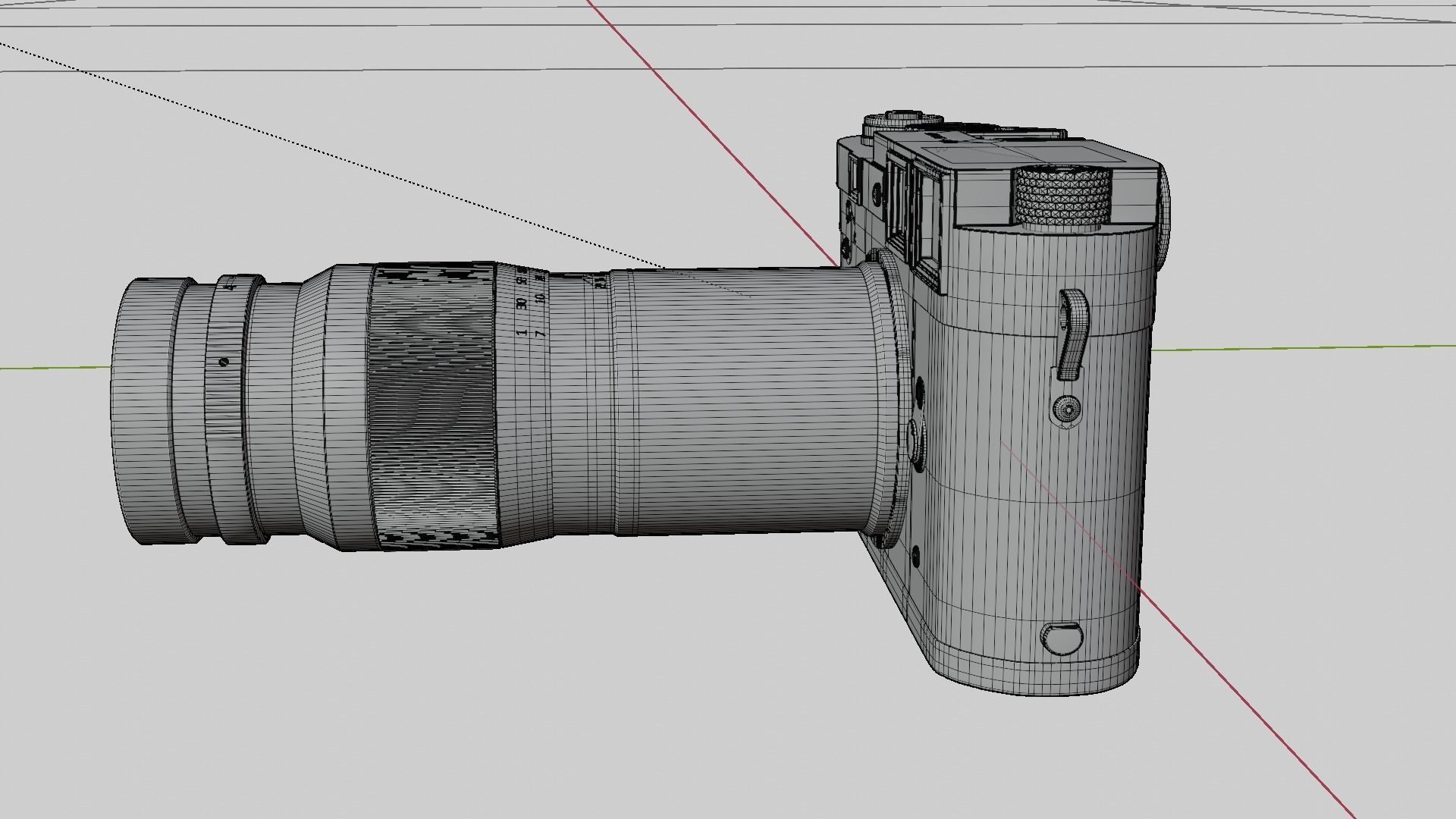 LEICA M3 1955 3D model_25