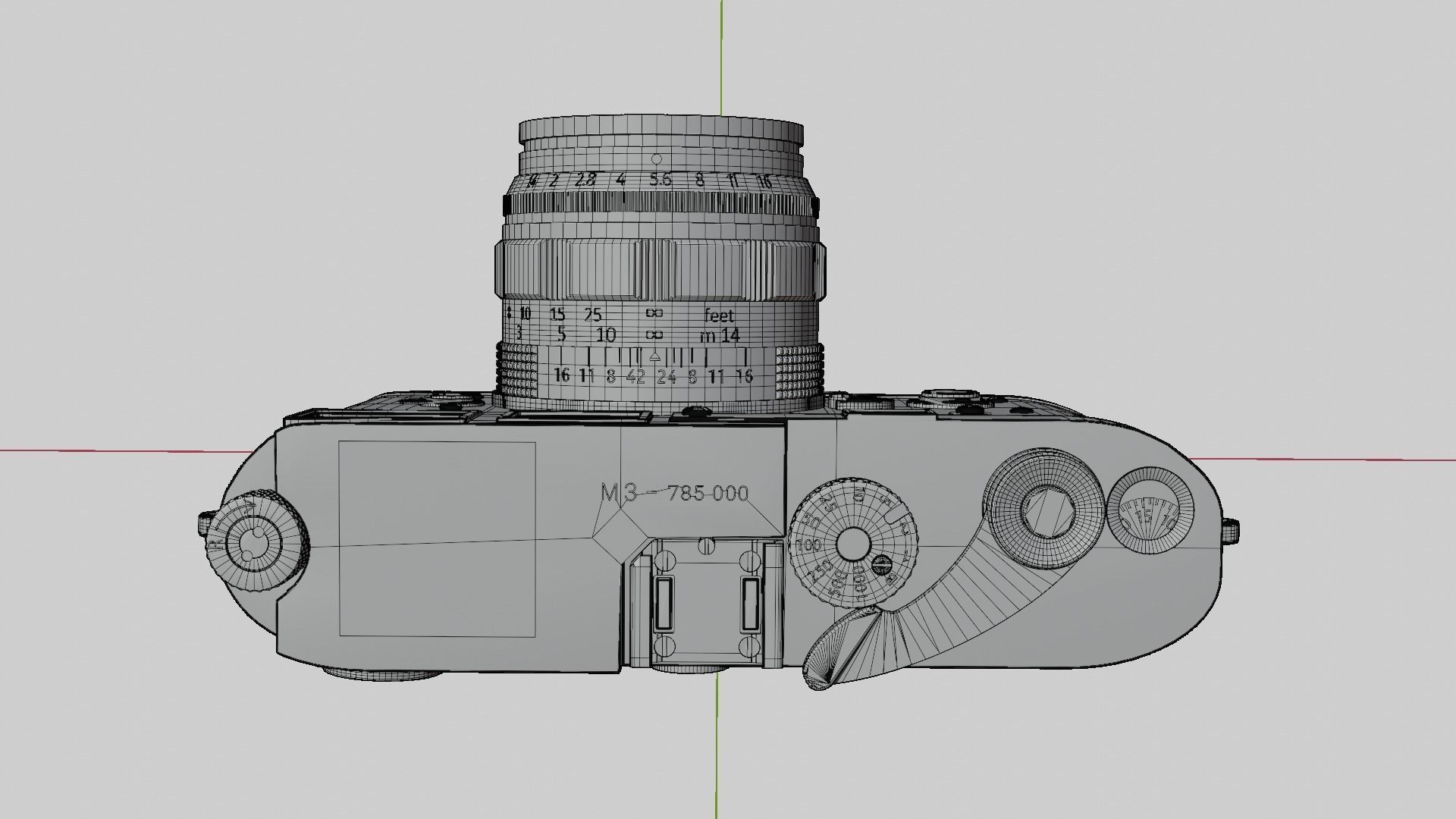 LEICA M3 1955 3D model_21