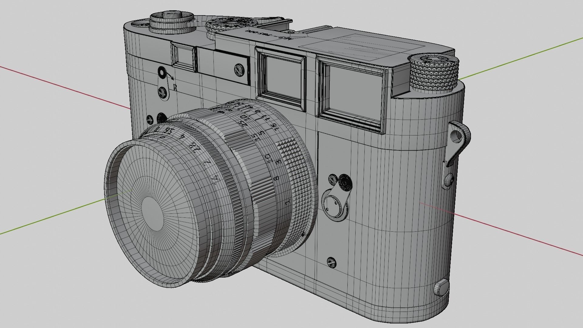 LEICA M3 1955 3D model_17