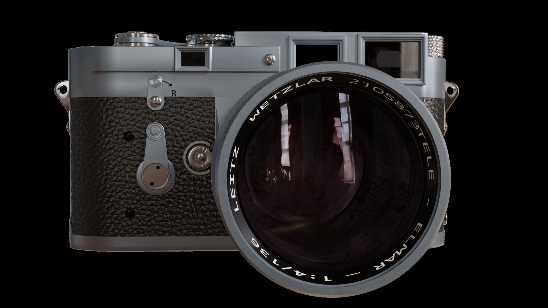 LEICA M3 1955 3D model_11