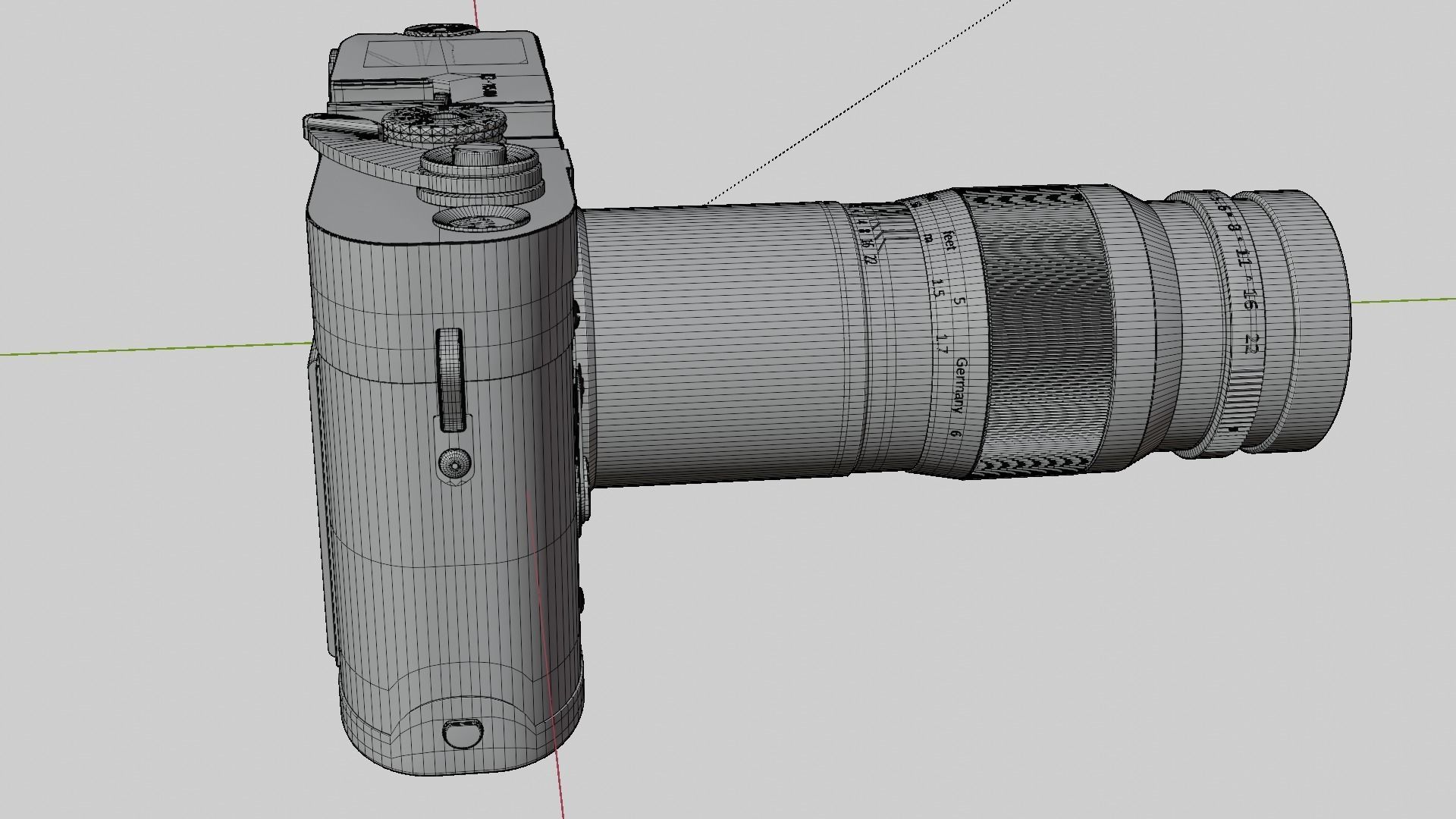 LEICA M3 1955 3D model_27