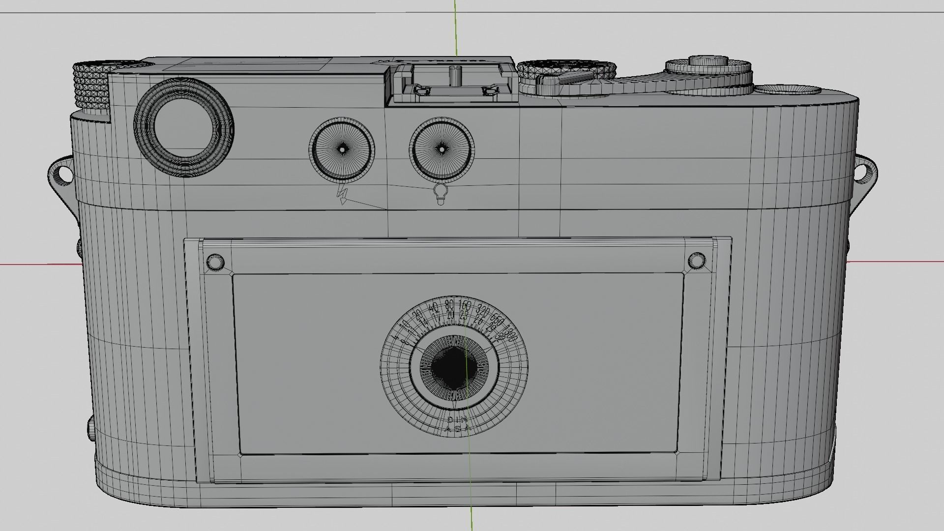 LEICA M3 1955 3D model_19