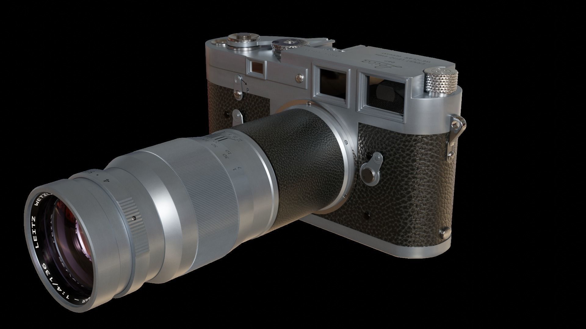 LEICA M3 1955 3D model_10