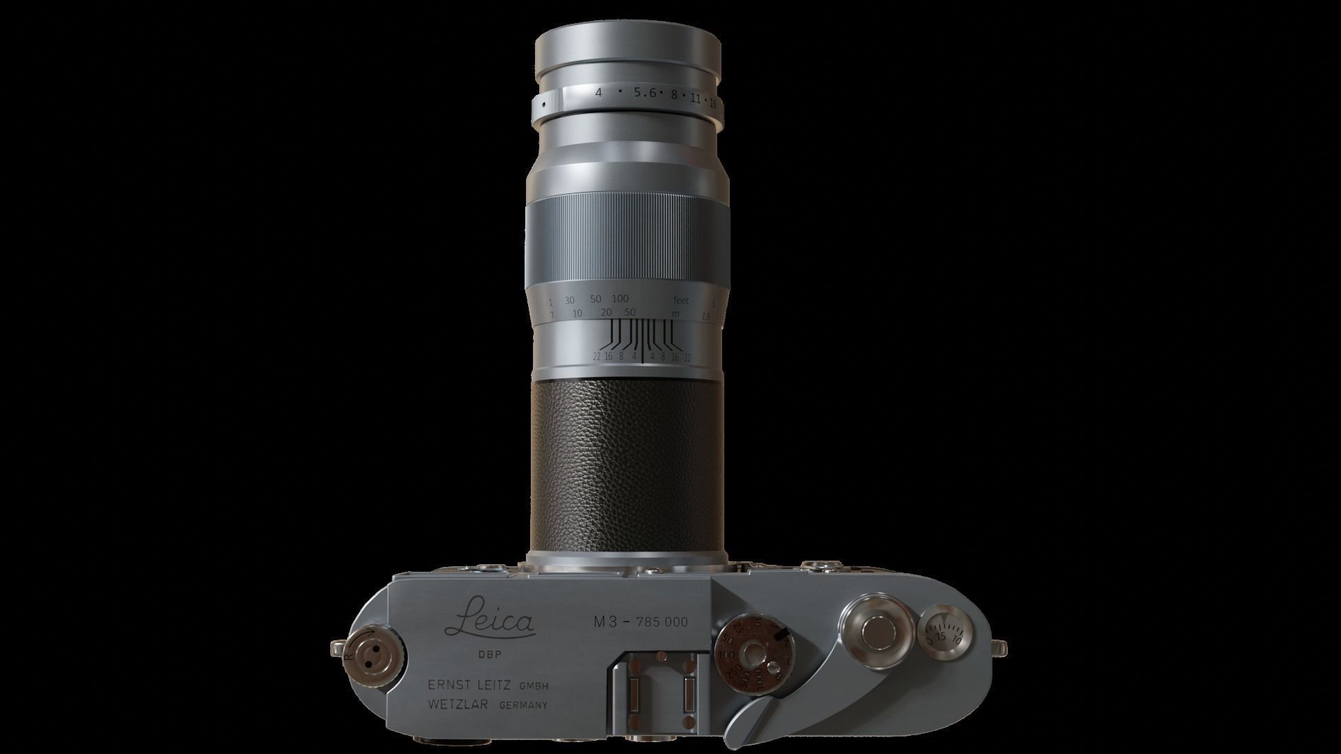 LEICA M3 1955 3D model_14