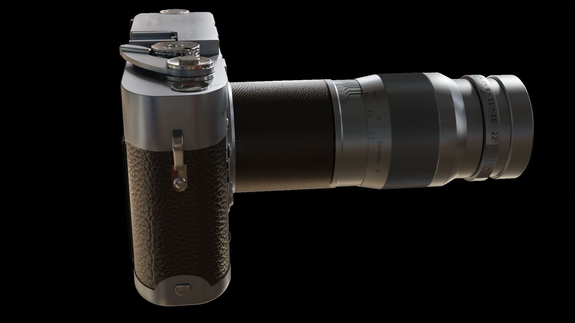 LEICA M3 1955 3D model_13