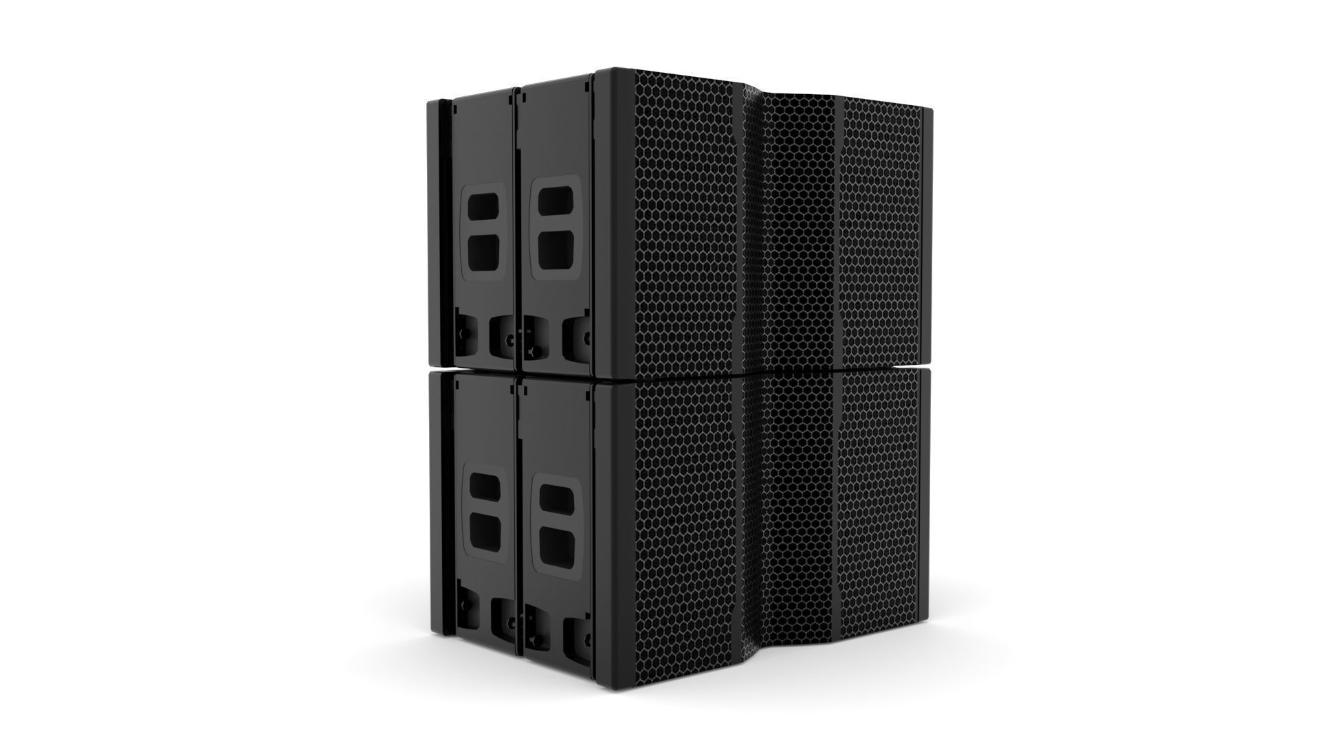 Concert Sound System Line Array  3D model_7