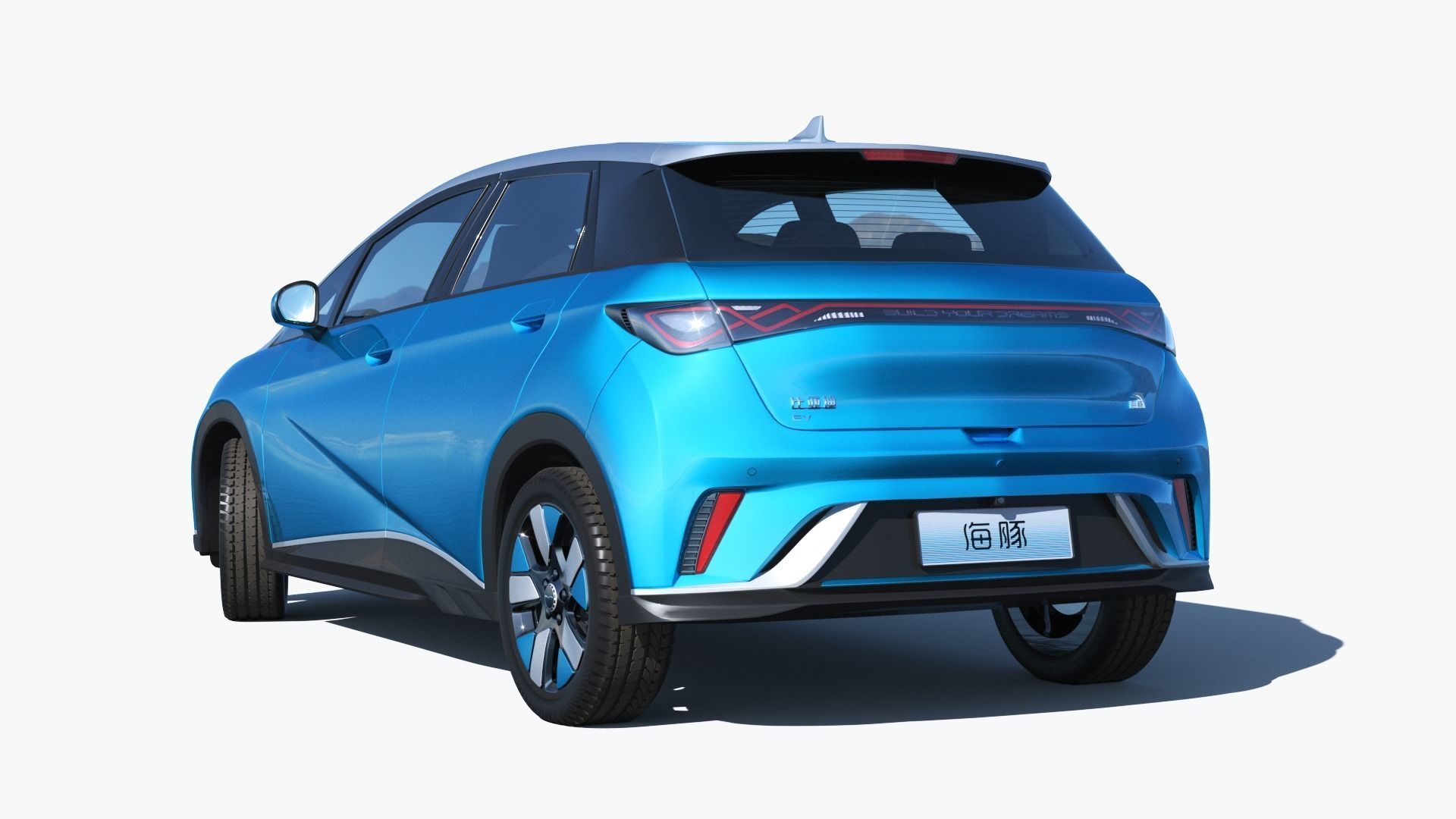 2023 BYD Dolphin EV Knight Edition 3D model_6