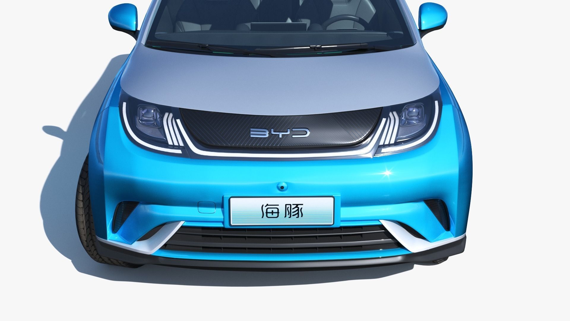 2023 BYD Dolphin EV Knight Edition 3D model_4
