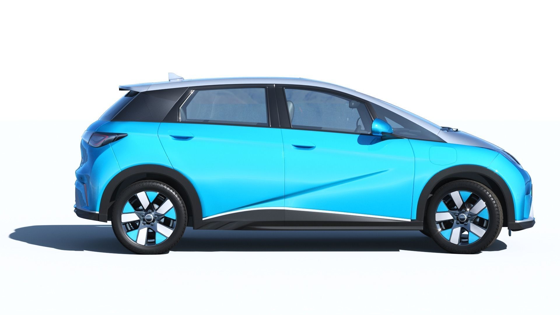 2023 BYD Dolphin EV Knight Edition 3D model_7