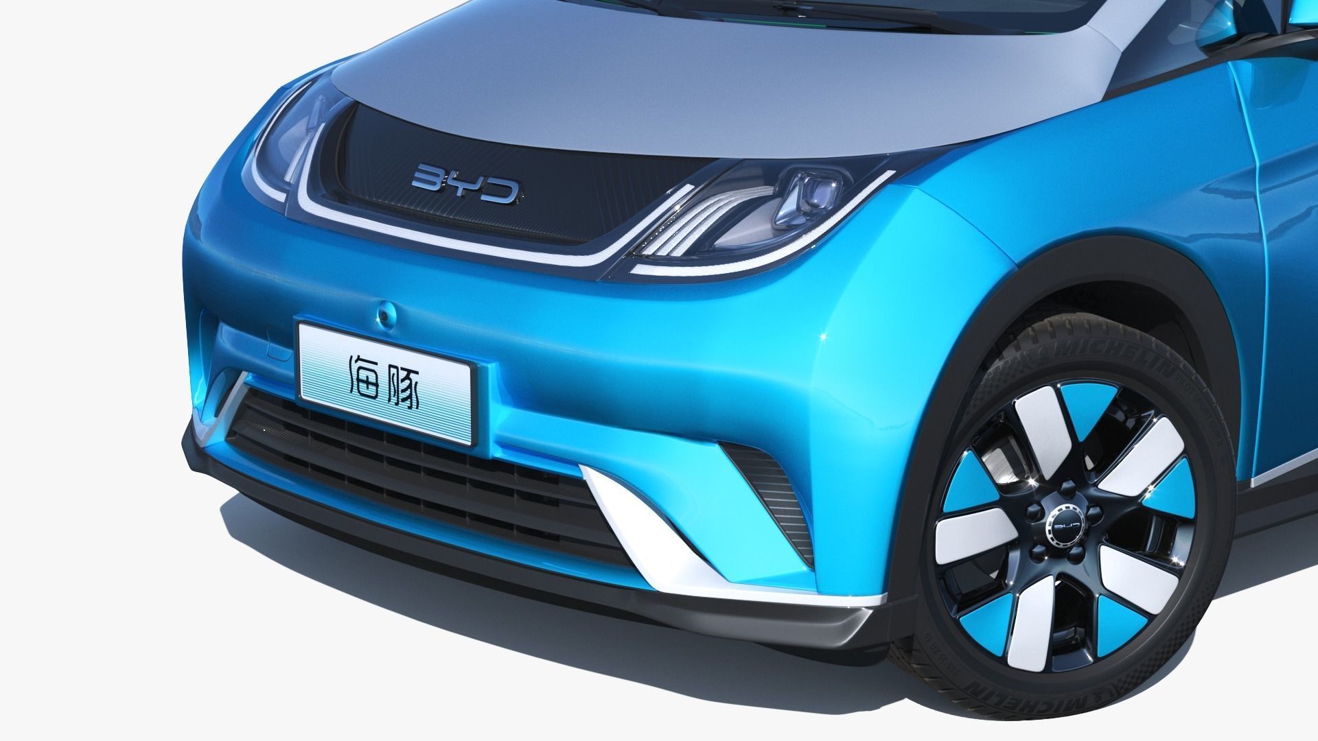 2023 BYD Dolphin EV Knight Edition 3D model_5