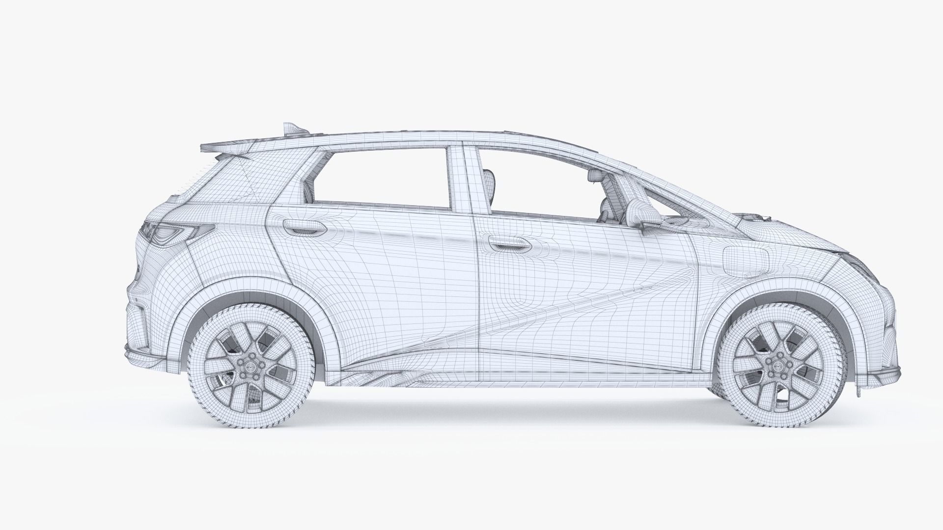2023 BYD Dolphin EV Knight Edition 3D model_15
