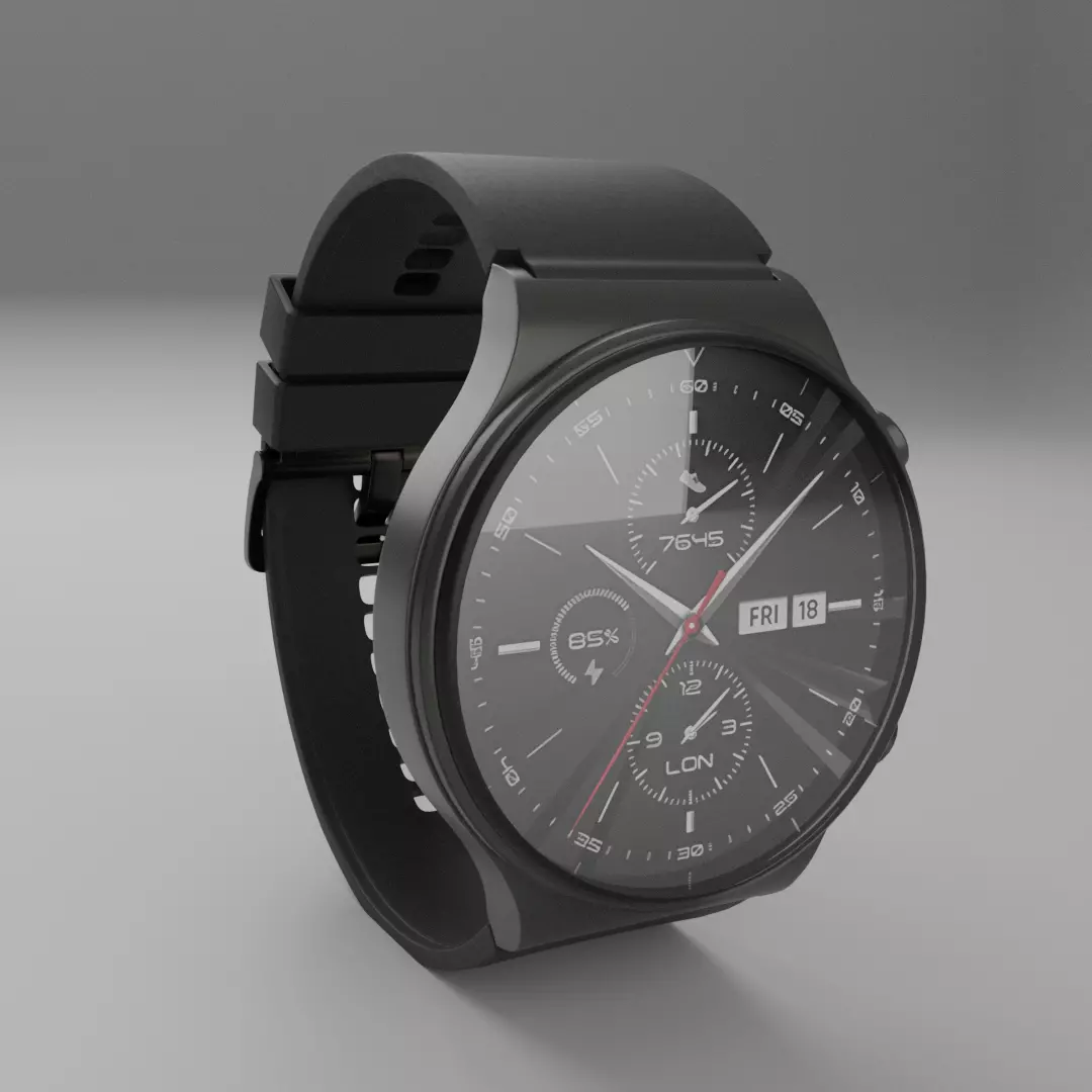 HUAWEI WATCH GT 3D model_0