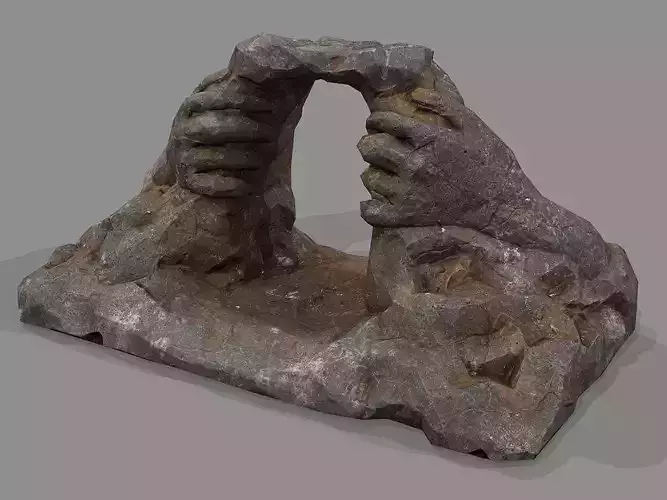 Cave Entrance cliff rock 01