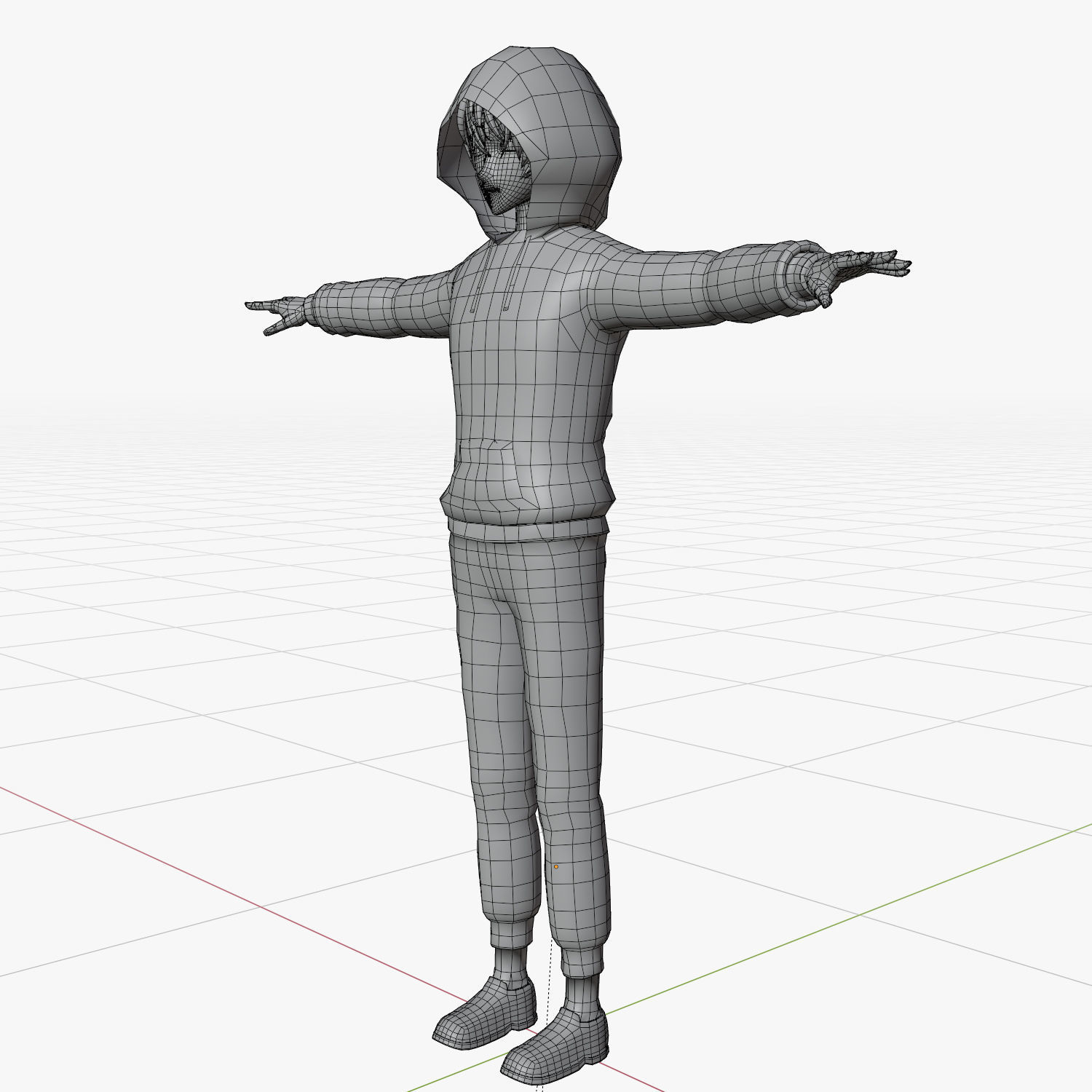 Character Aquamarine Hoshino - Oshi no Ko Low-poly 3D model_17