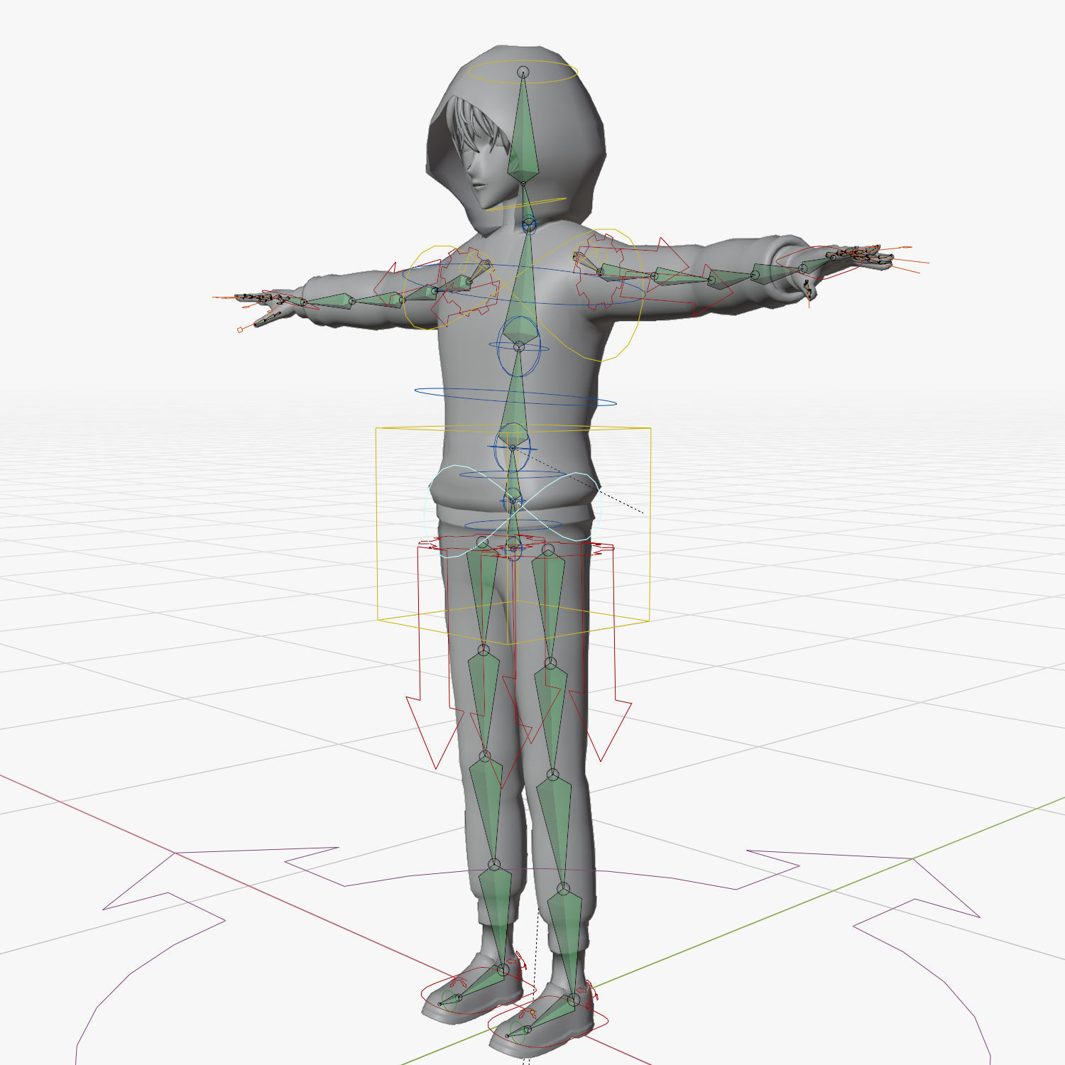 Character Aquamarine Hoshino - Oshi no Ko Low-poly 3D model_18