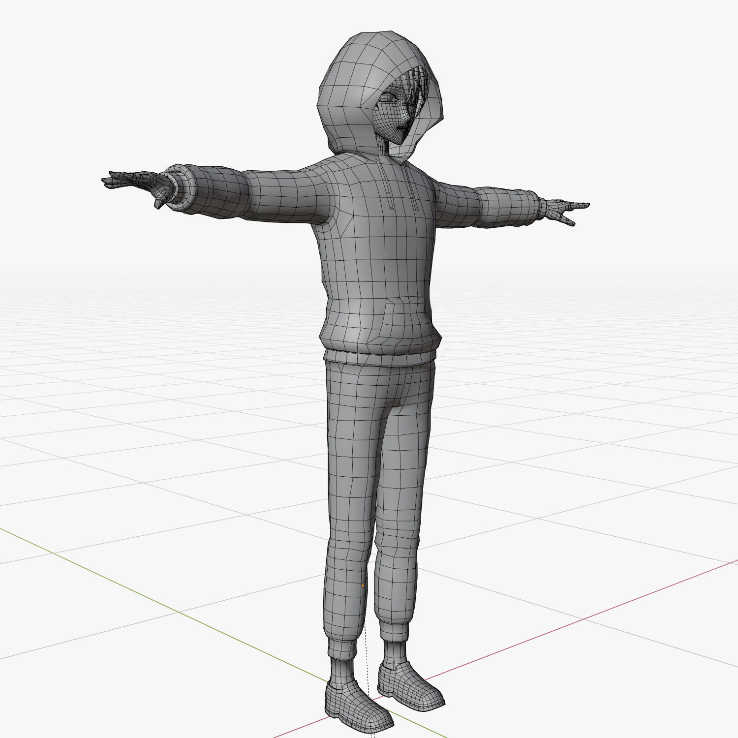 Character Aquamarine Hoshino - Oshi no Ko Low-poly 3D model_5