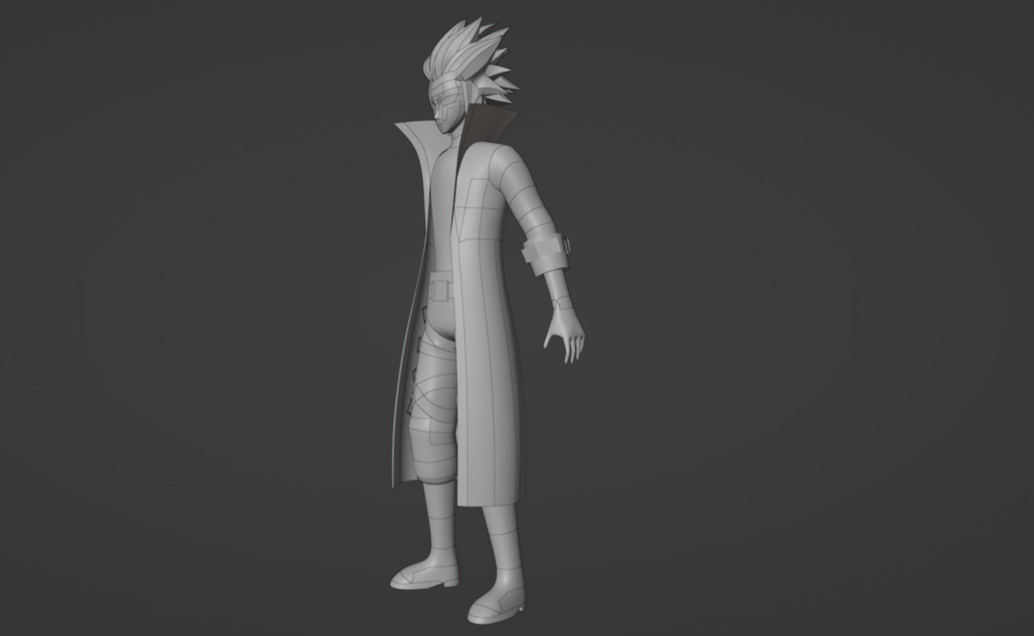 Anime Character - FT Gray Fullbuster 3D model_11