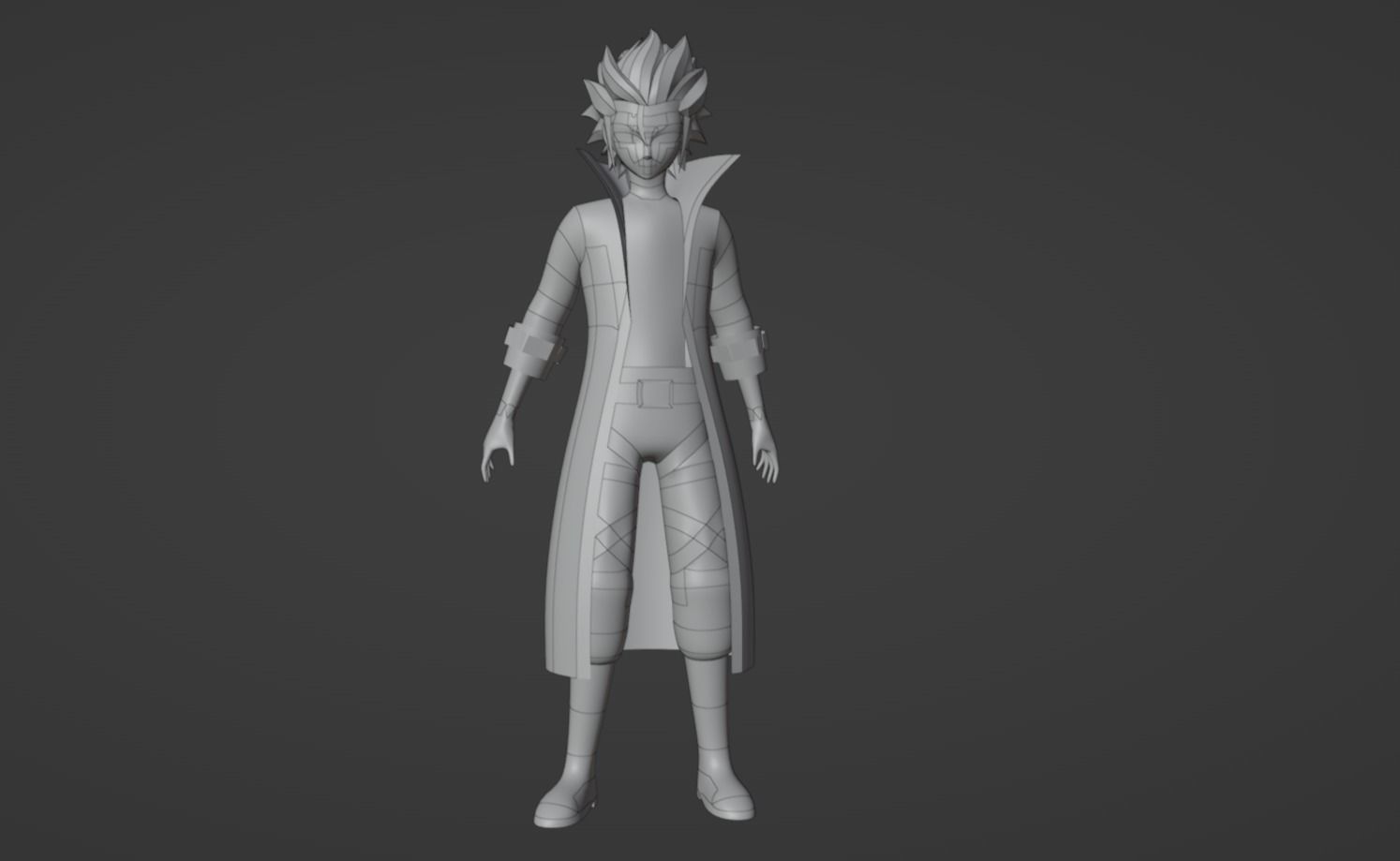 Anime Character - FT Gray Fullbuster 3D model_10