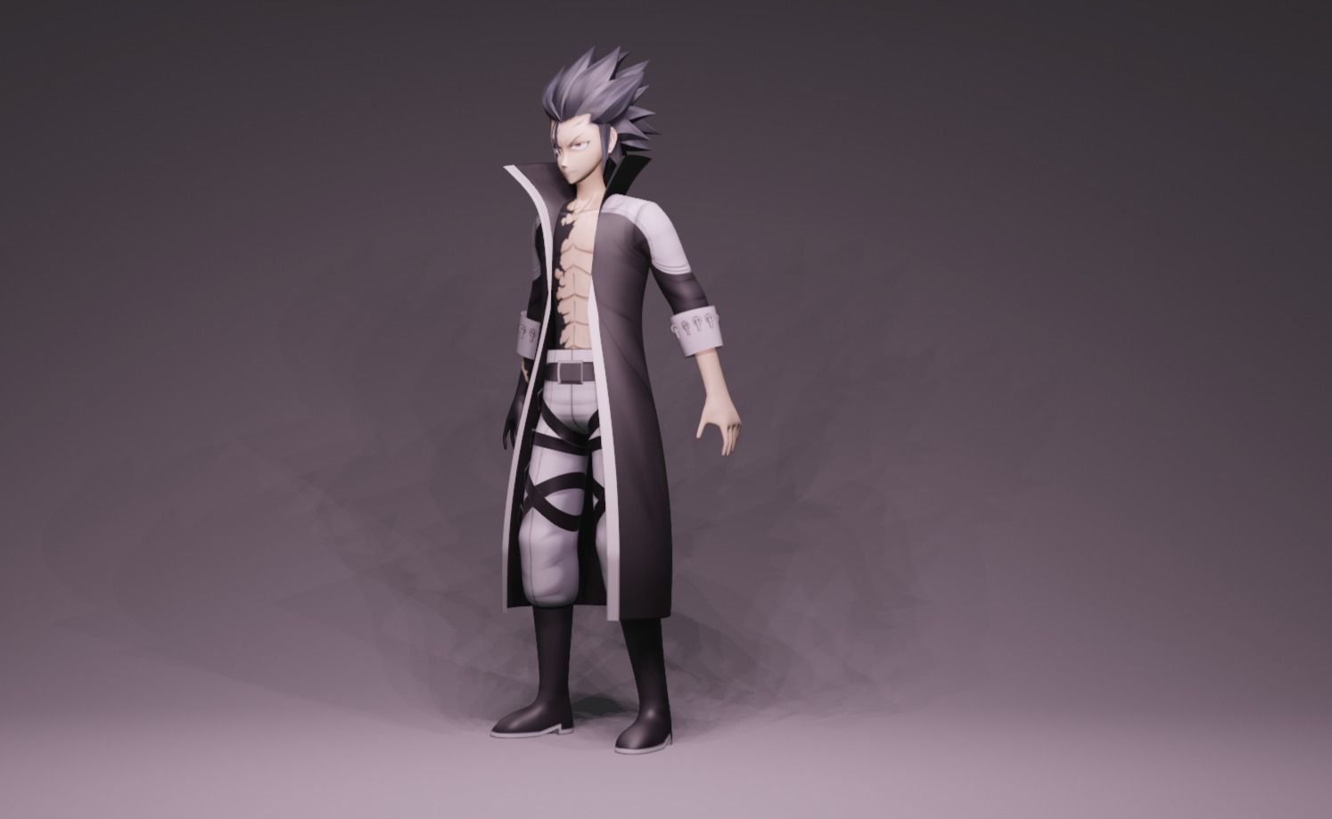 Anime Character - FT Gray Fullbuster 3D model_7