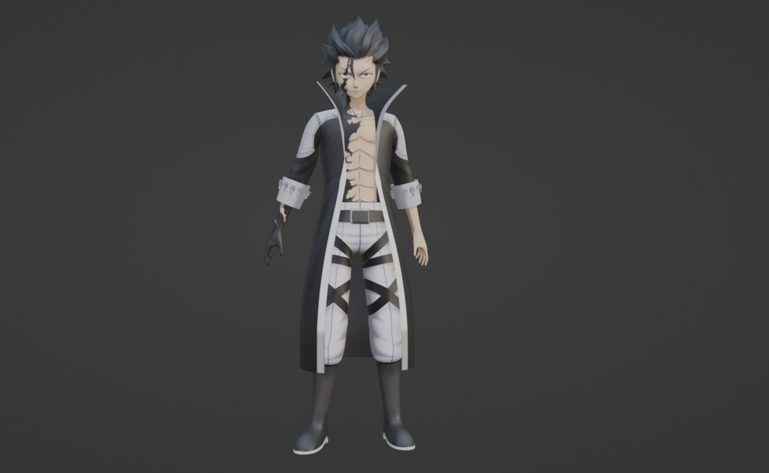 Anime Character - FT Gray Fullbuster 3D model_9