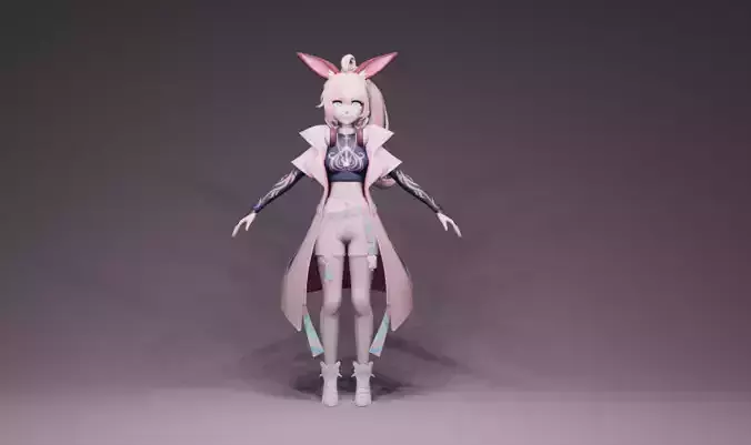 Anime Character - Unique 27 3D model