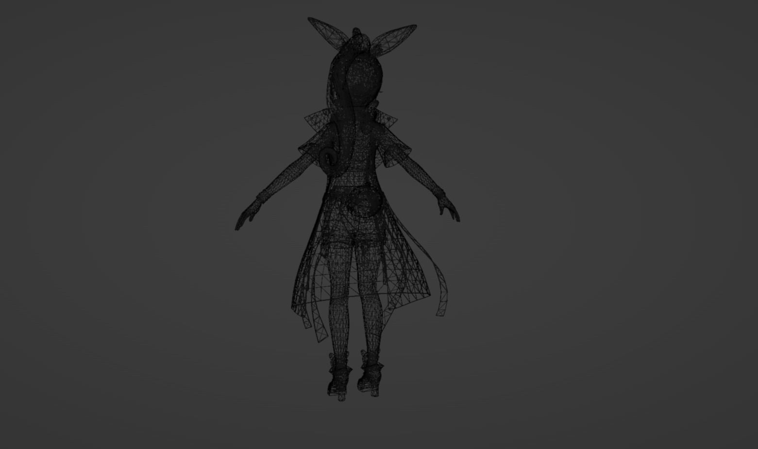 Anime Character - Unique 27 3D model_14