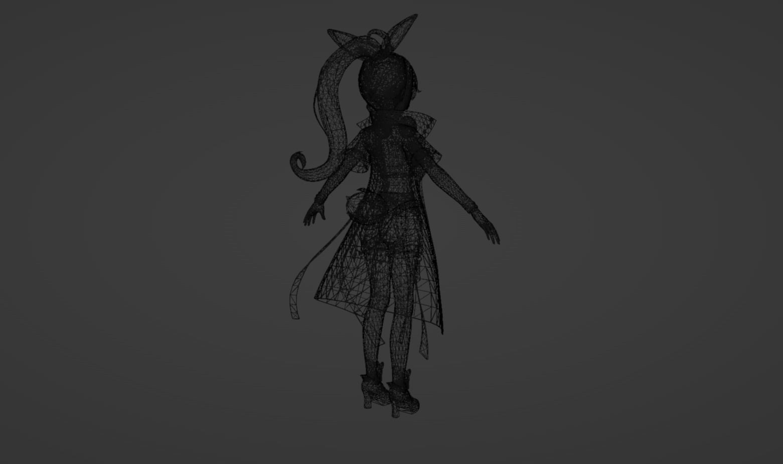 Anime Character - Unique 27 3D model_15