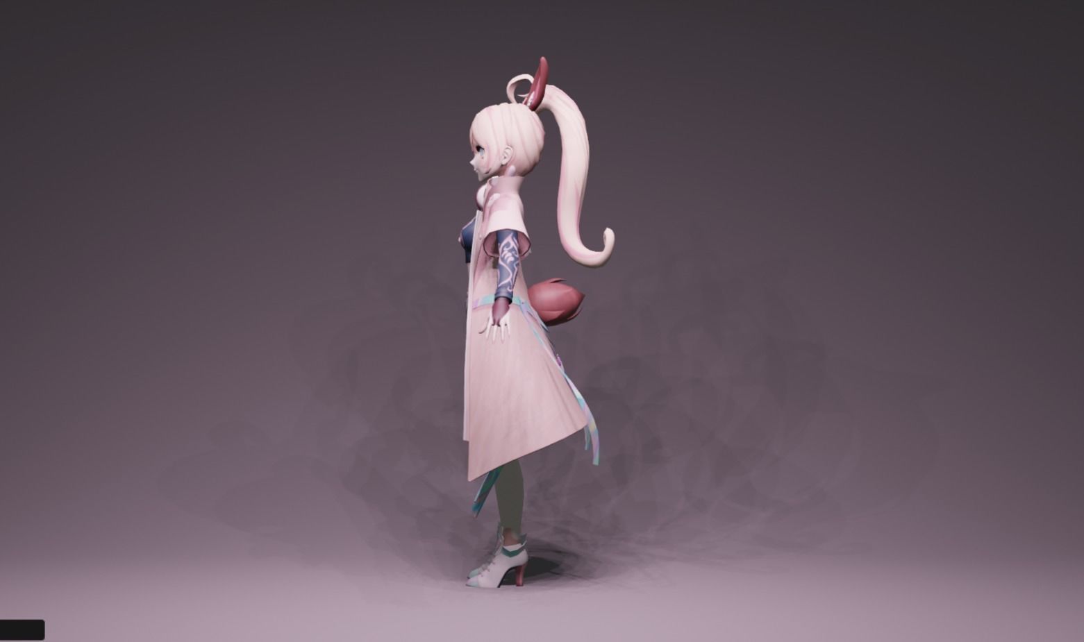 Anime Character - Unique 27 3D model_6