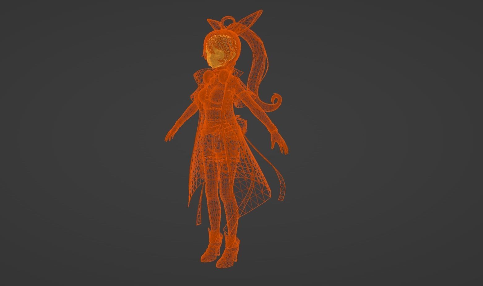 Anime Character - Unique 27 3D model_18